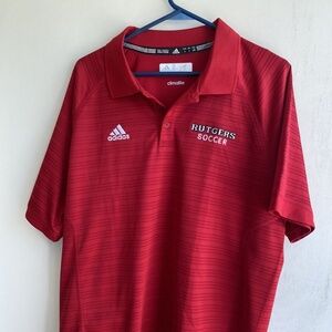 Men's Adidas Rutgers Soccer Polo
